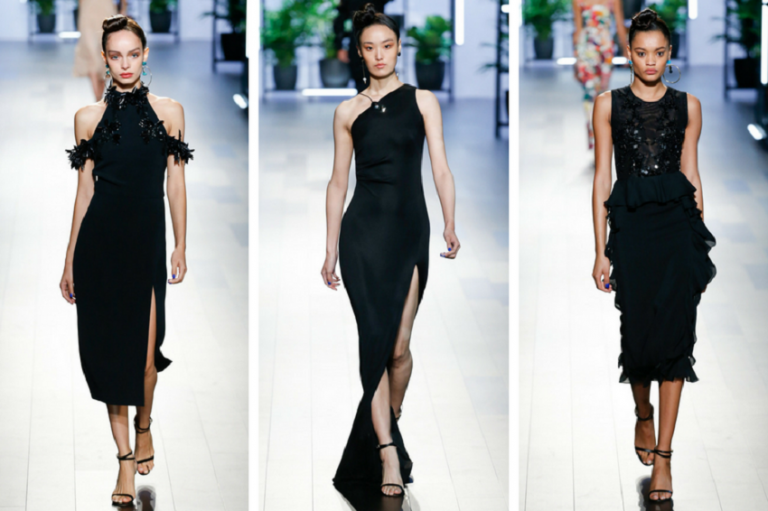 How to put on makeup for a black dress