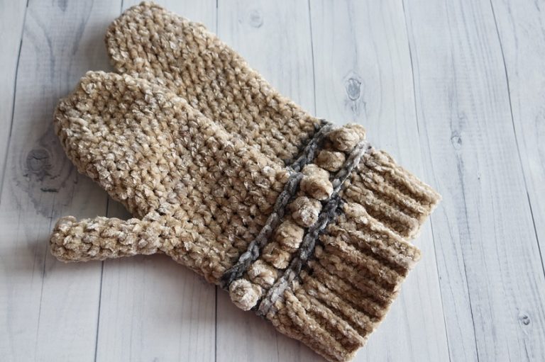How to crochet mittens