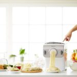 Homemade pasta being made effortlessly with Philips HR2375/06