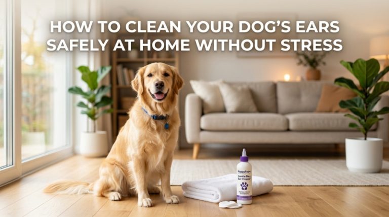 How to Clean Your Dog’s Ears Safely at Home Without Stress